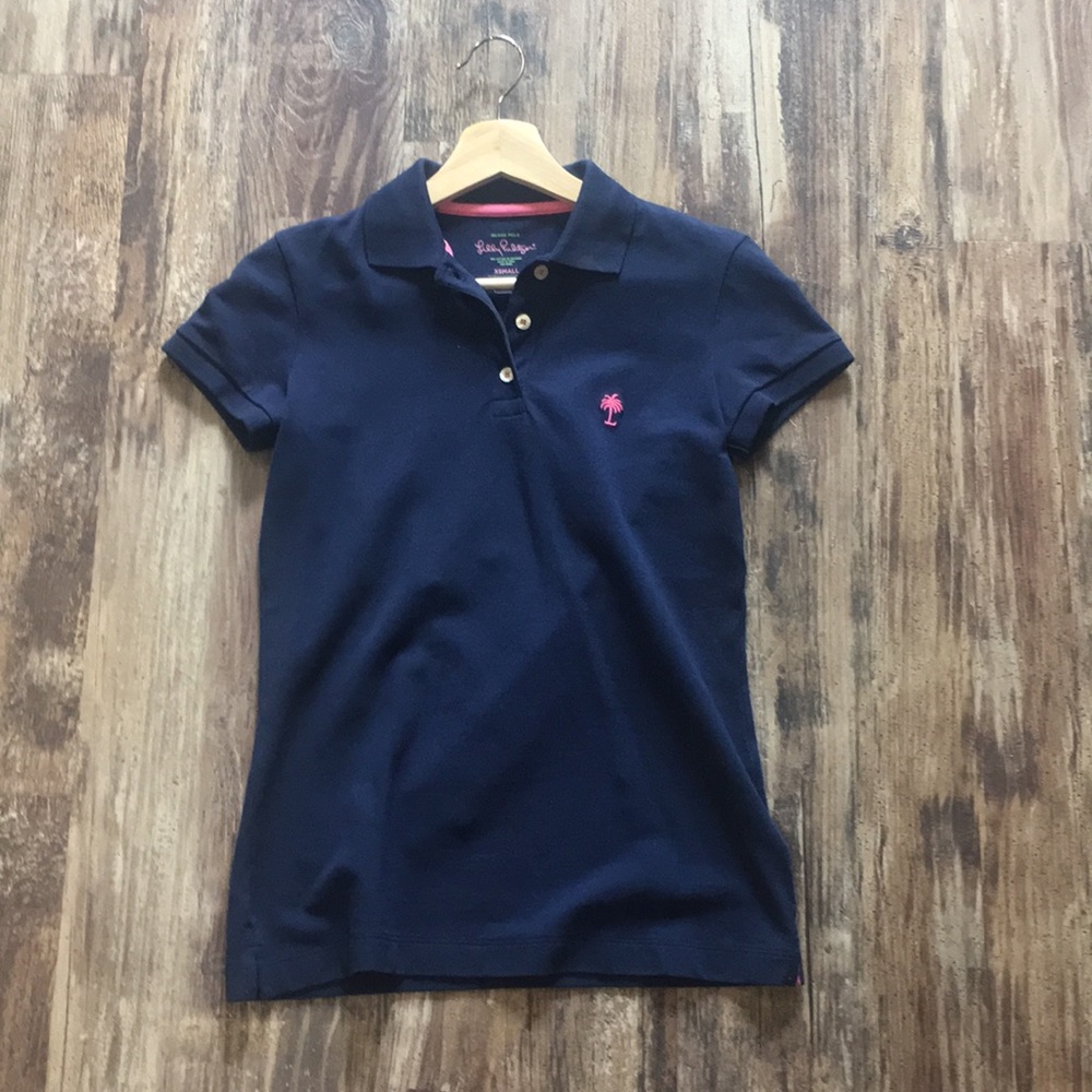 Lilly Pulitzer island polo navy